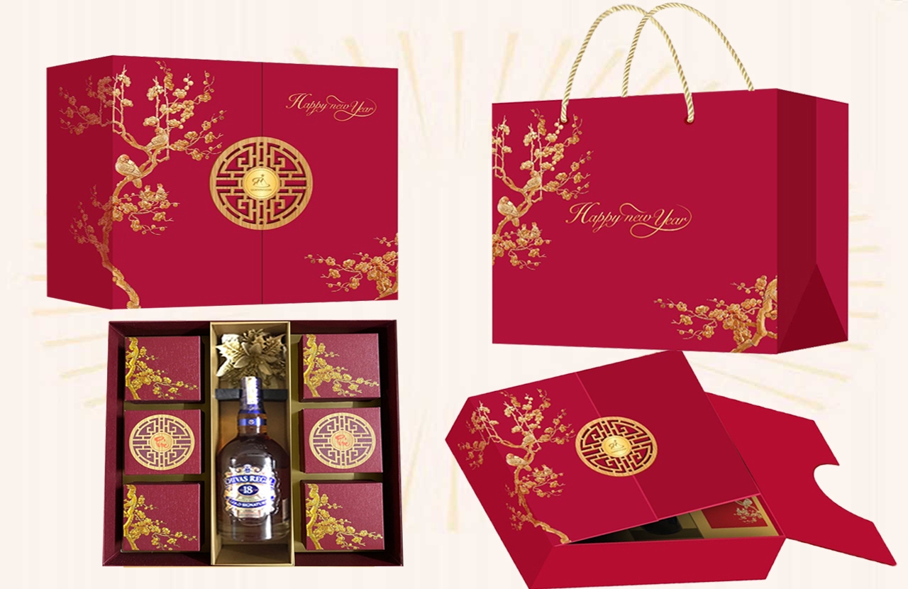 Hộp quà quà tết cao cấp ST25-06